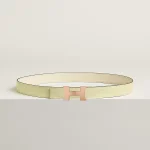 Mini Constance belt buckle & Reversible leather strap 24 mm - Image 2